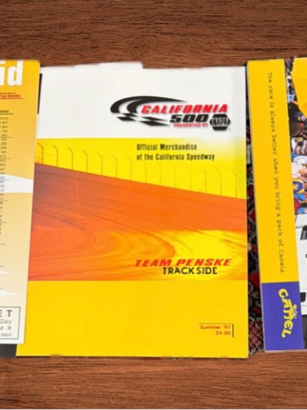 CALIFORNIA SPEEDWAY INAUGURAL EVENT OF OFFICIAL RACE PROGRAM. 1997. - Picture 4 of 4